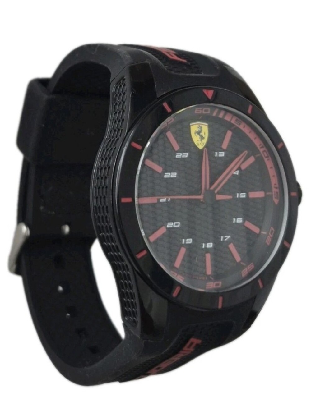 Scuderia Ferrari Men's Quartz Watch - New Battery -.